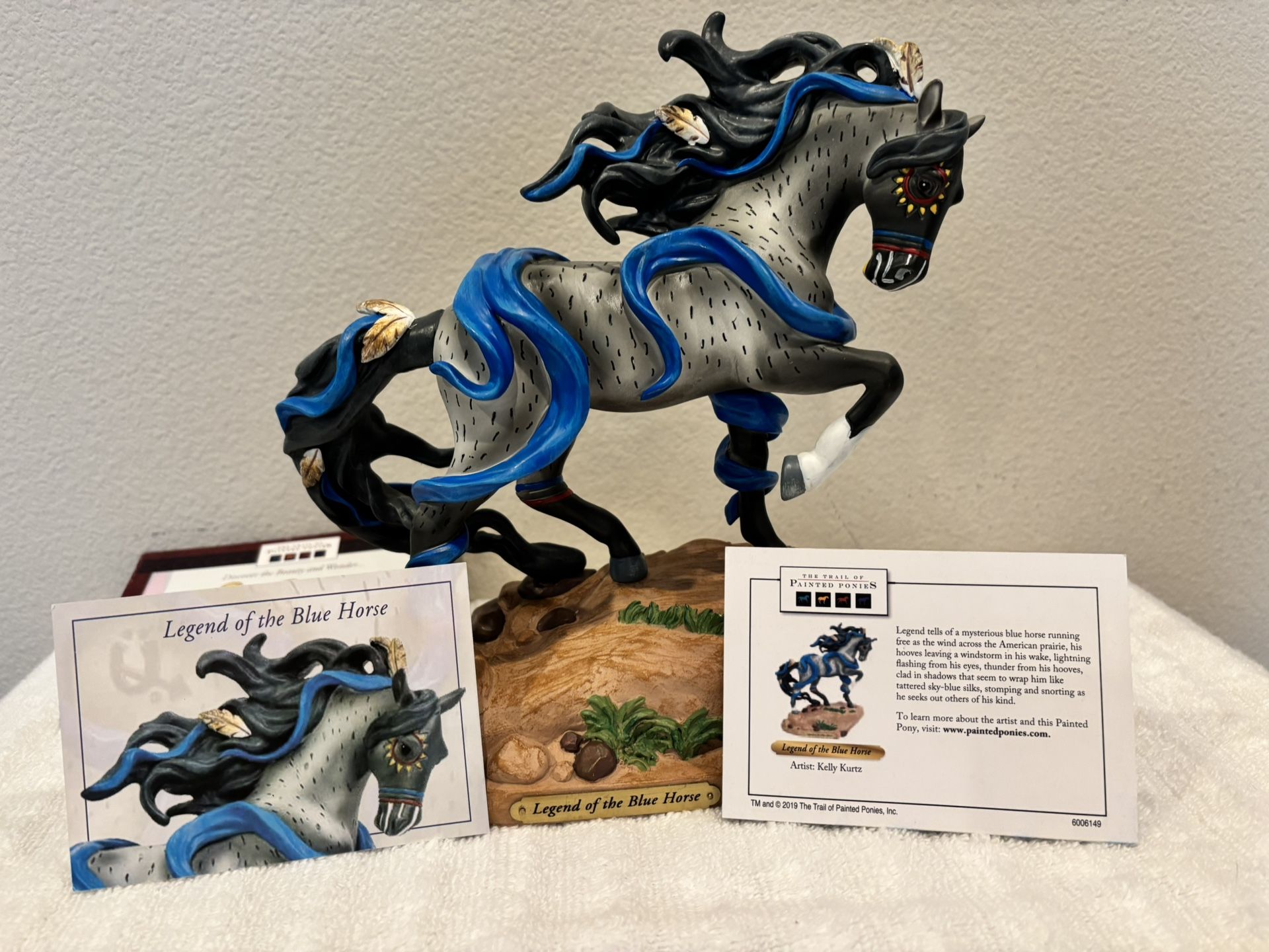 RETIRED Painted Ponies “Legend Of The Blue Horse”