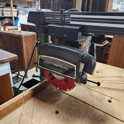 Craftsman Radial Arm saw with mobile base

