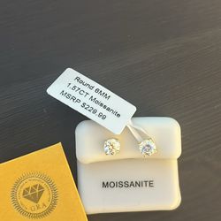 Pure Moissanite Earrings