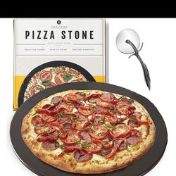 Make great pizzas with no hassle: The ceramic pizza stone heats up faster than other materials which will allow you to start cooking faster. Once the 
