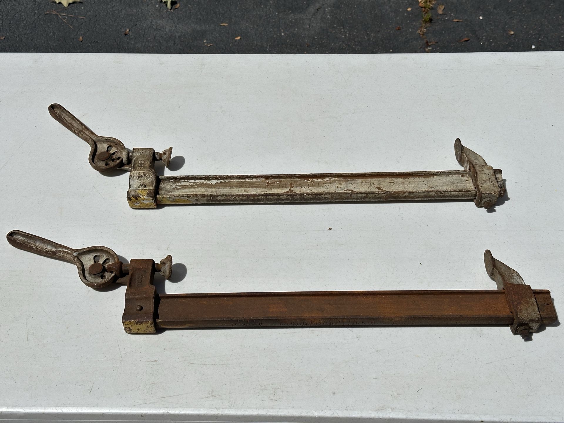Vintage Iron Clamps - 16 Inches