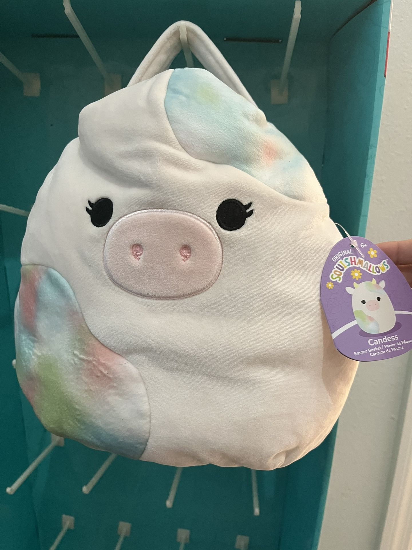 Candess the Squishmallow Plush Basket - Large
