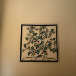 Metal Floral Picture 