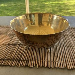 Vintage Heirloom Colonial Footed Silverplate Bowl