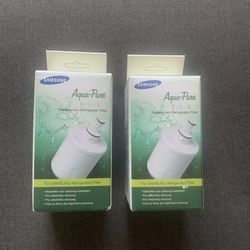 Take Home 2 Samsung Aqua-Pure Plus Replacement Refrigerator Filter Model DA97-06317A-B NWT