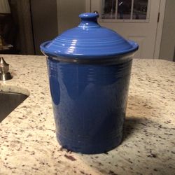 Fiesta Ware Crock / Canister With Lid 