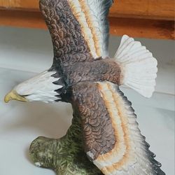 Porcelain Eagle Figurine