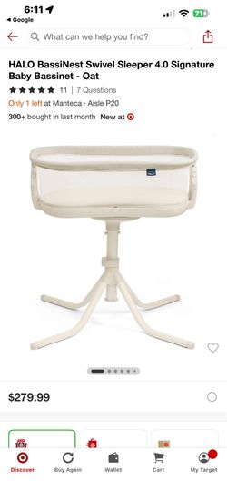 Halo bassinet 4.0. Swivel infant bed