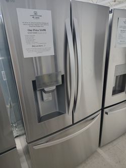 $749 (THIS WEEK ONLY: 50% OFF FRENCH 3 DOOR REFRIGERATORS) LG 28 Cu Ft 36W