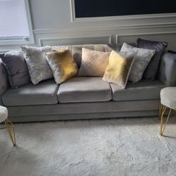 Beautiful Dove Gray Sofa