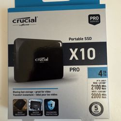 Crucial X10 Pro 4TB Portable SSD