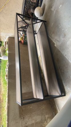 Grey/black Tv stand