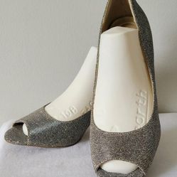 Women's Sparkling Heels By Andrew Geller, Size 8.5