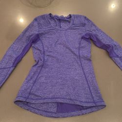 Lululemon Purple Long sleeve Shirt
