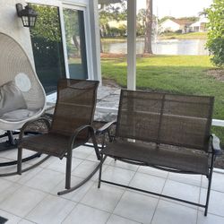 4 Patio Chairs :Hammock,Swing Egg Chair with Stand , hammock, rocking chair,folding chair