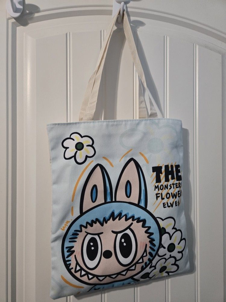 3 Labubu Tote Bags With Zipper