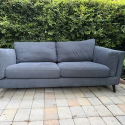 Art Deco, Cozy Blue Couch
