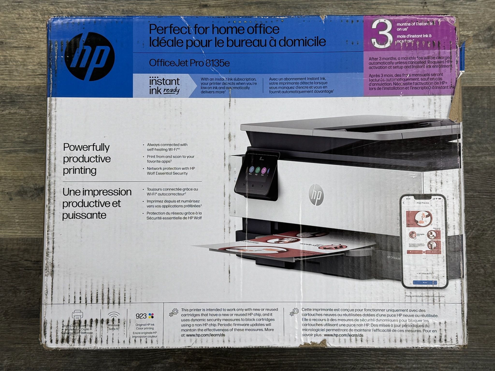 HP OfficeJet Pro 8135e Wireless All-in-One Color Inkjet Printer