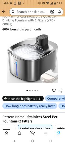 Pet smart water fountain