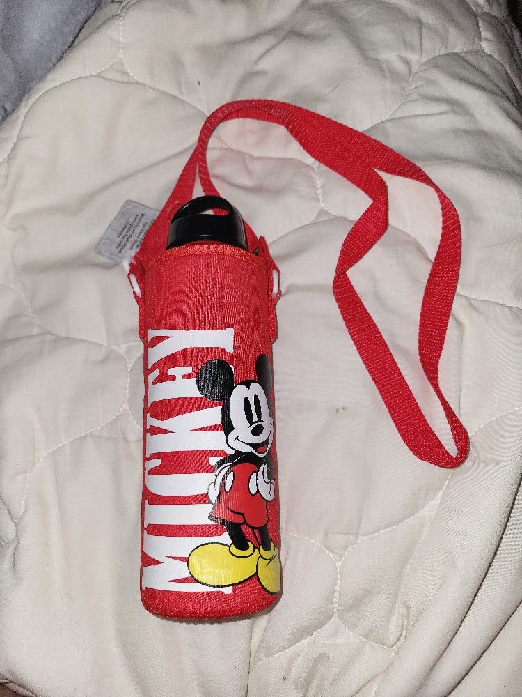 Mickey Mouse Aluminum bottle with insulated holder