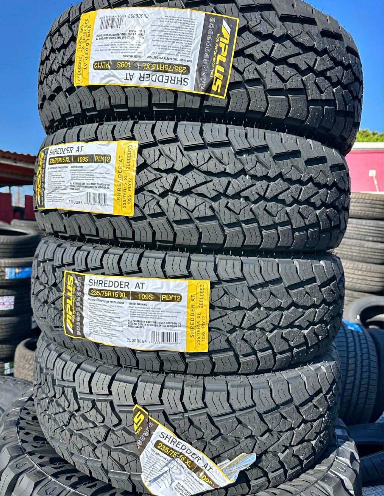 📲‼️235/75/15 Vendo Set De Llantas Nuevas Marca Aplus At