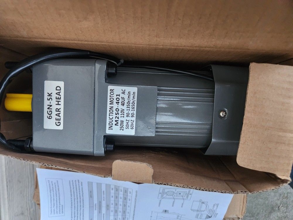 Geared Induction Motor