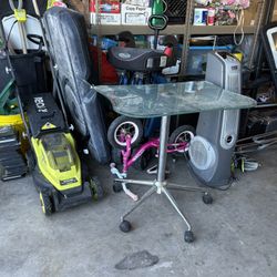 glass table