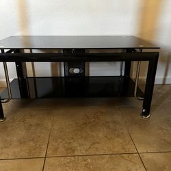 Glass Entertainment Stand