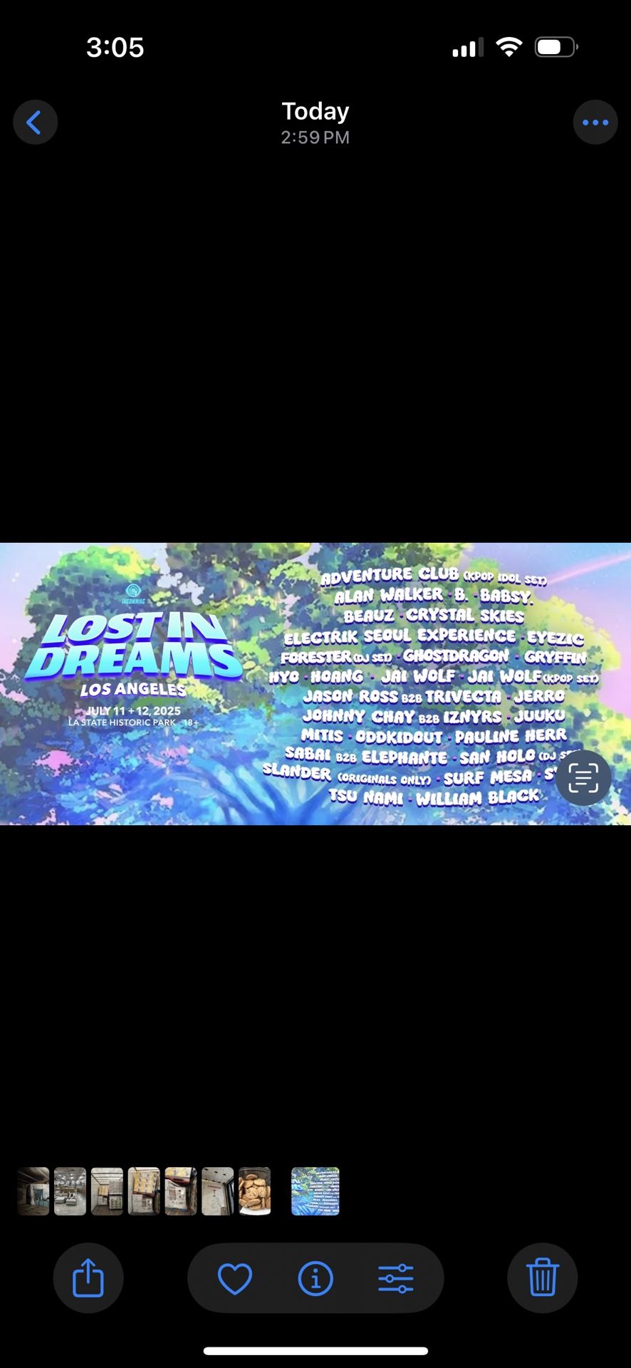Lost In Dreams Saturday Ticket