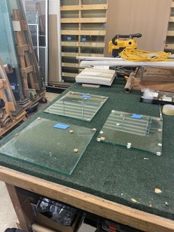 Glass shelf’s or table tops #12 #13 #14