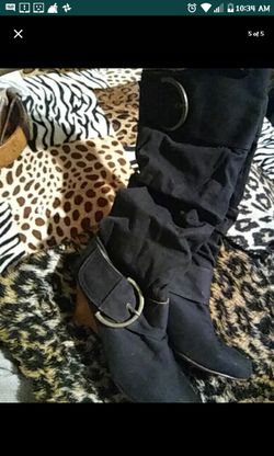 Naughty Monkey wedge boots size 7