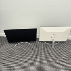 LG 27”  	FHD 1080p  Monitors  (x2)