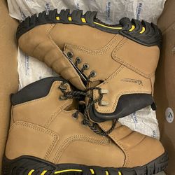 Work Boots Steel Toe  9.5 Size