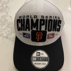 San Francisco Giants World Series Champion Hat 39Thirty New Era M/L Fitted 