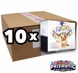 (2) Prismatic Evolutions ETB Sealed Case (x10)