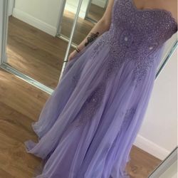 Purple Ballgown – TLC Say Yes to the Dress – Size 11/12 – Worn Once