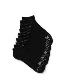 Lee Iconic Originals Men’s No Show Socks, breathable Heel, 6-12, Black, 10 pack.  (V)