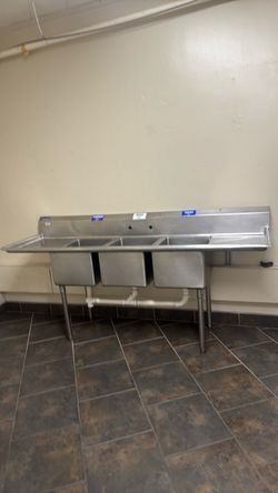 3 compartment sink