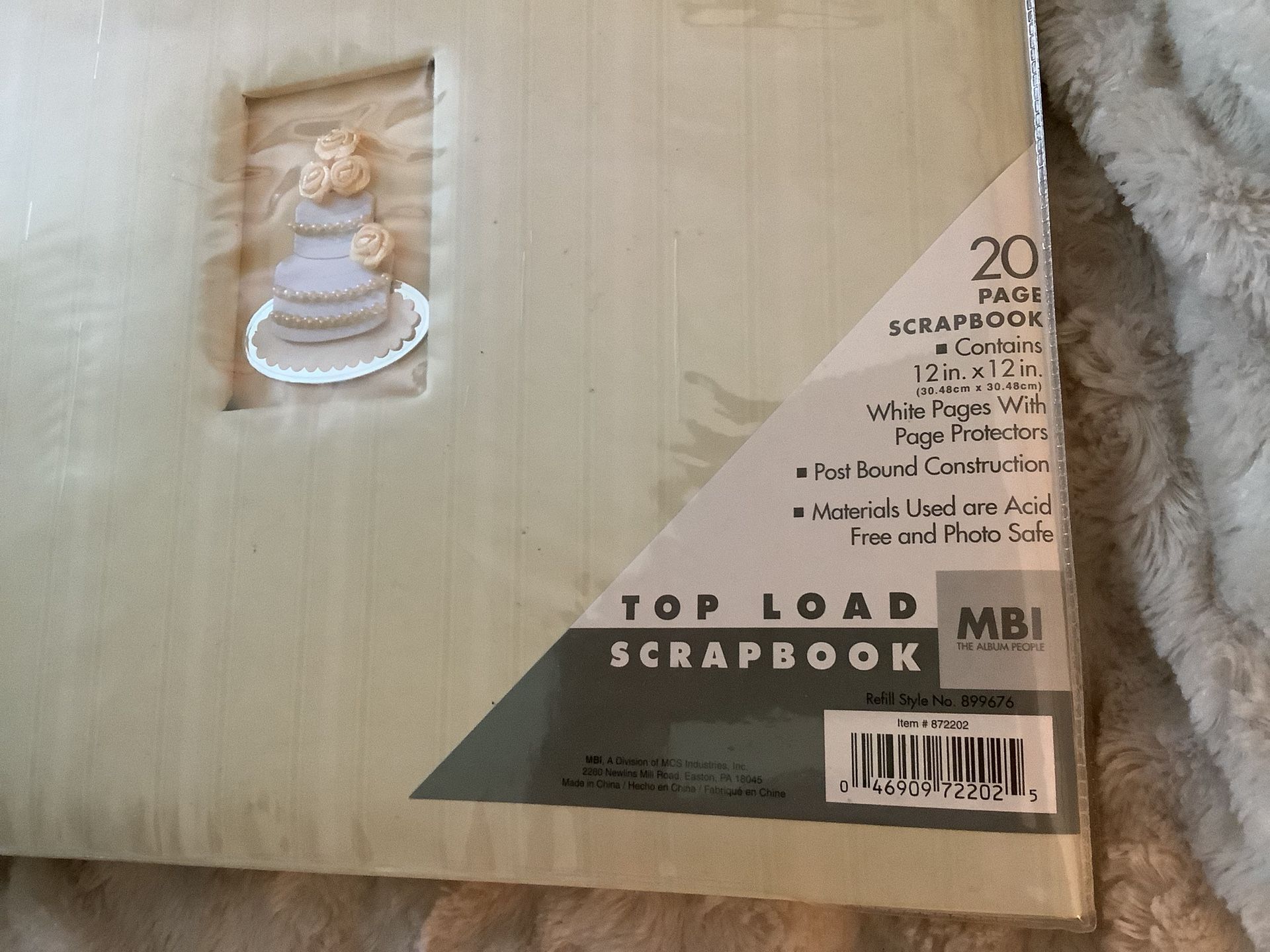 New Wedding Scrapbook  20 Page 12 X 12 Acid Free