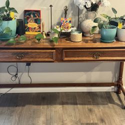 Hallway Table/ Console, Brown