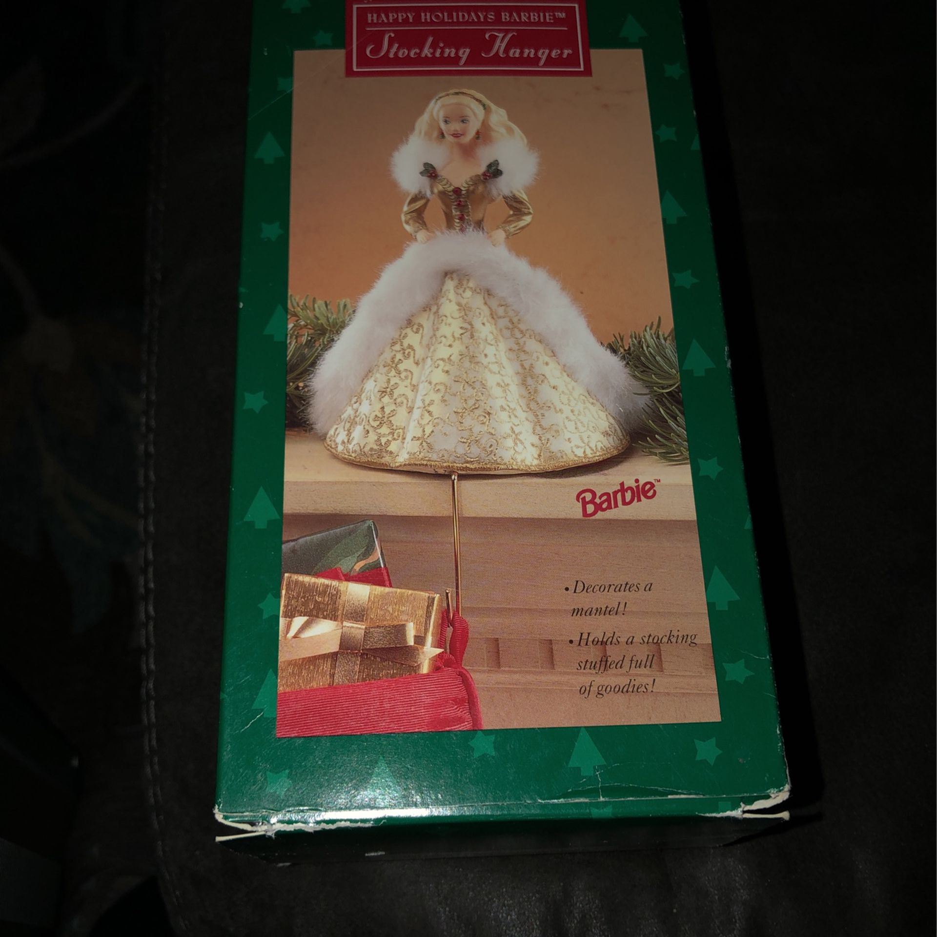 Holiday Barbie Stocking Hanger 1995