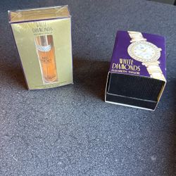 White Diamonds 5oz Perfume w Watch