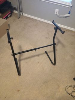 Adjustable collapsible keyboard stand