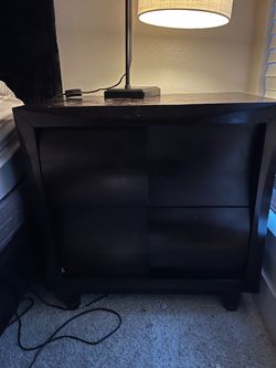 Two Brown wooden Night Stands (Good condition)