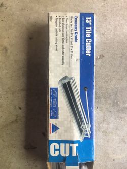 13” Tile Cutter (New in box)