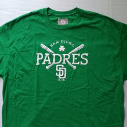 Size 2XL San Diego Padres Men's St. Patrick's Day Kelly Green Tee