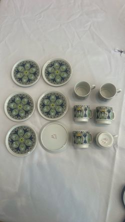 Ceramic Cup and Saucer Set