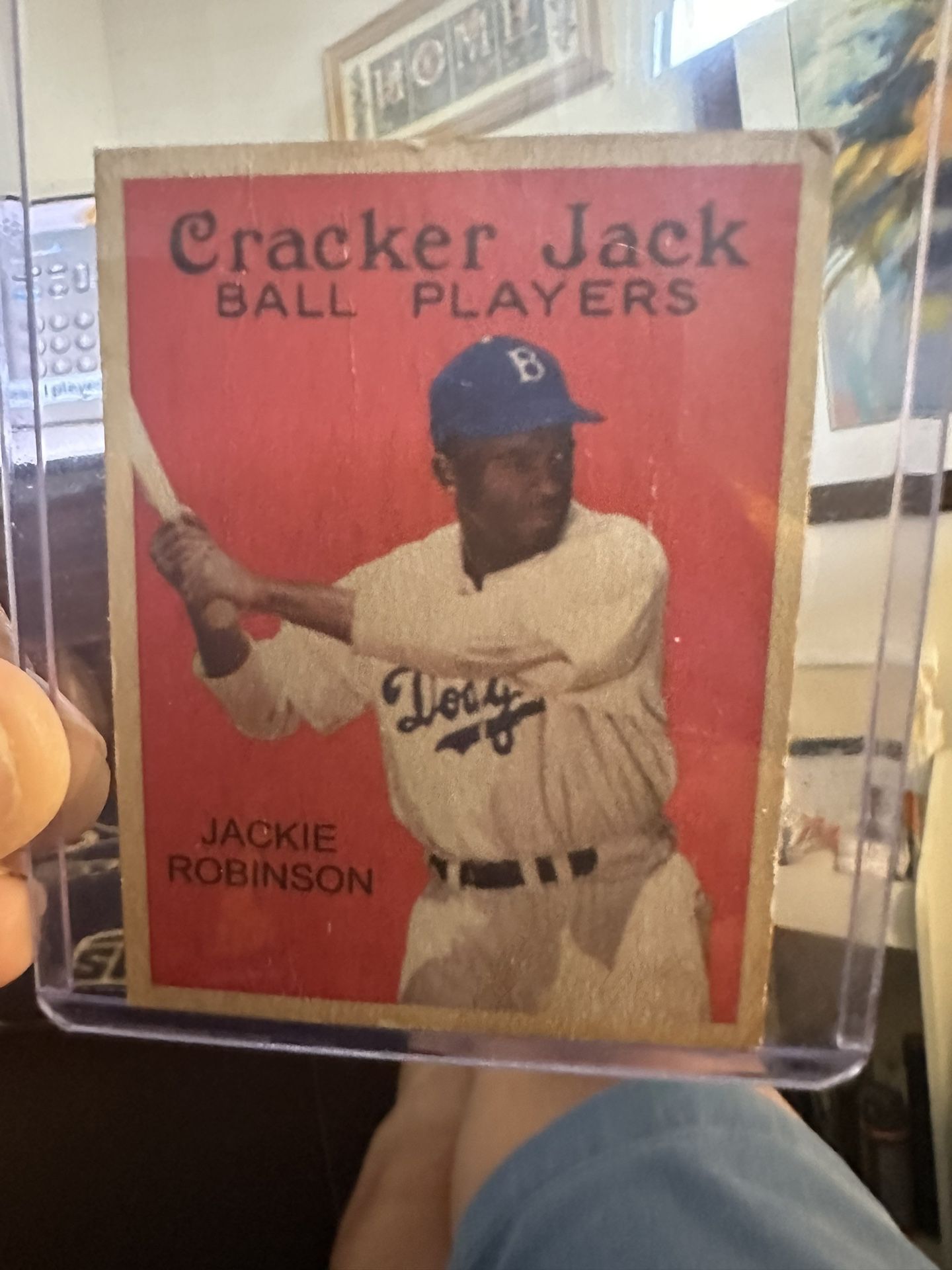 Cracker Jacks Box Collectible Jackie Robinson