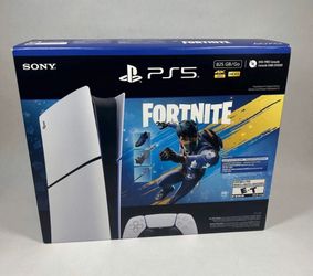 New Sony PlayStation 5 Digital Edition PS5 825GB Fortnite Flowering Chaos Bundle
