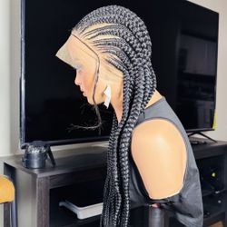 360 Cornrow Braided Wig 